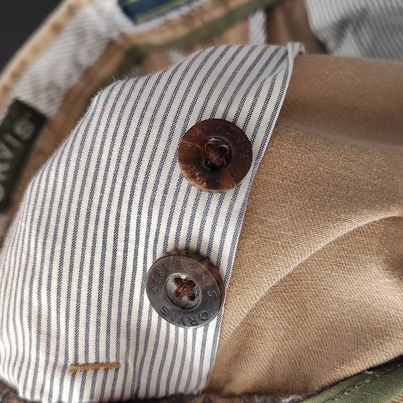 Orvis Mens Khaki Tan Shorts Size 36 100% Pima Cotton - Picture 8 of 9